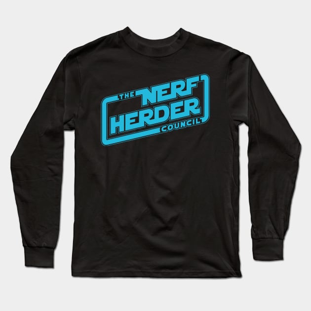 Nerfherder Council: Classic Logo Long Sleeve T-Shirt by NHCpodcast